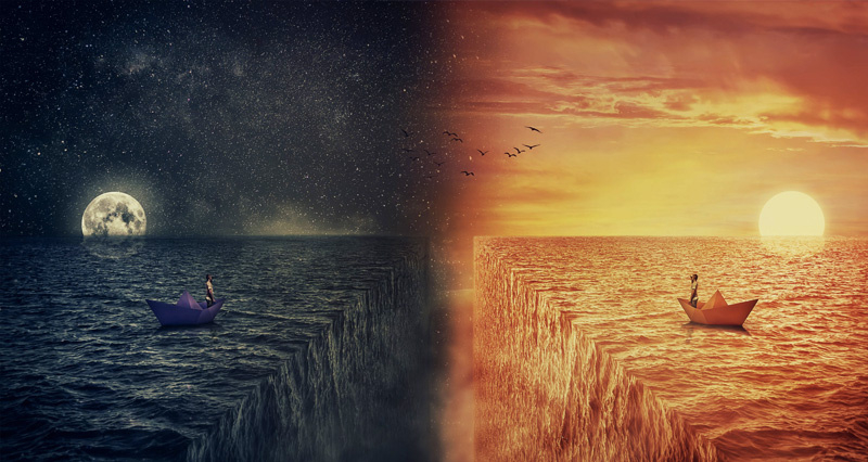 Two Worlds Collide